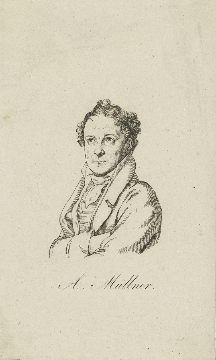 Amandus Gottfried Adolf Müllner 1774-1829, 1810-1820 von Unbekannt