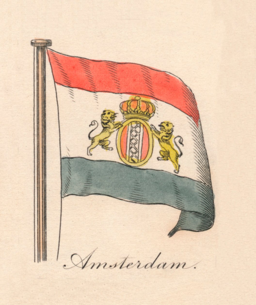 Amsterdam, 1838 von Unbekannt