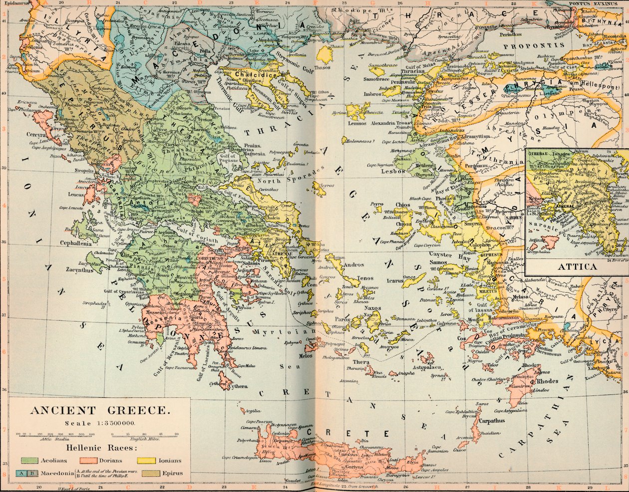 Antikes Griechenland, ca. 1901 von Unbekannt