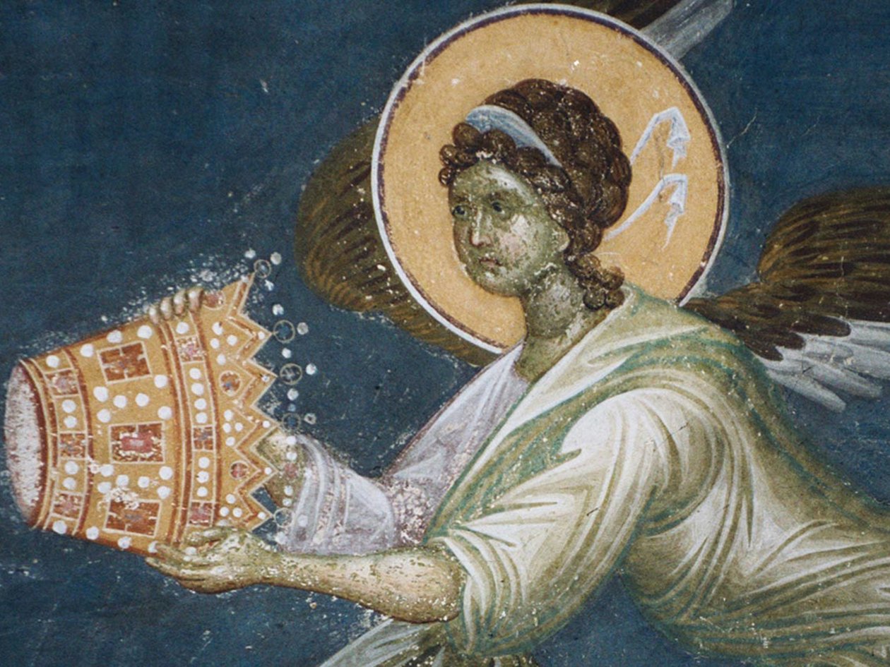 Engel mit der Krone, 1321-1322 von Unbekannt