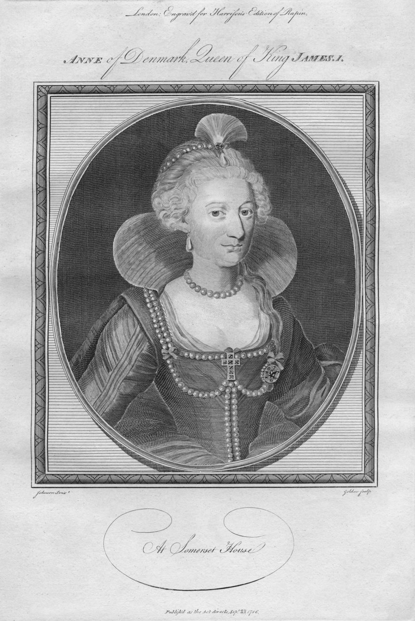Anne von Dänemark, Königin von König James I., 1786 von Unbekannt