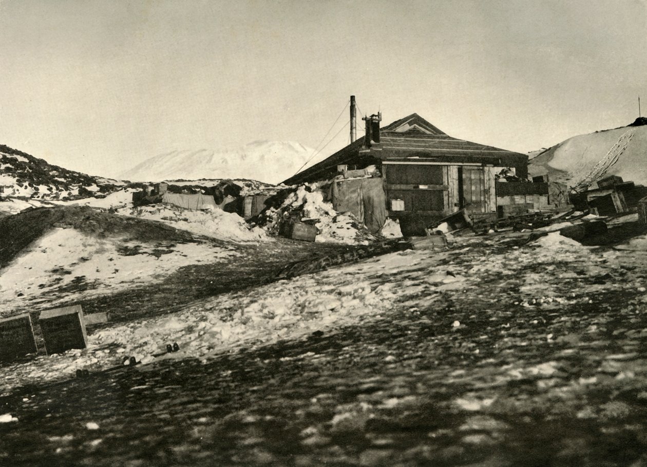 Eine andere Ansicht der Hütte im Sommer, um 1908, 1909 von Unbekannt