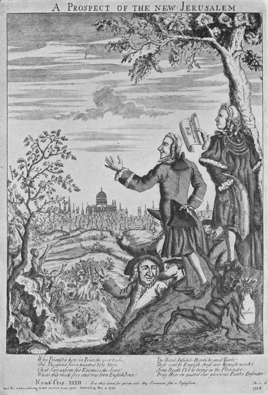 Antisemitismus im Jahr 1753, 1735, 1904 von Unbekannt