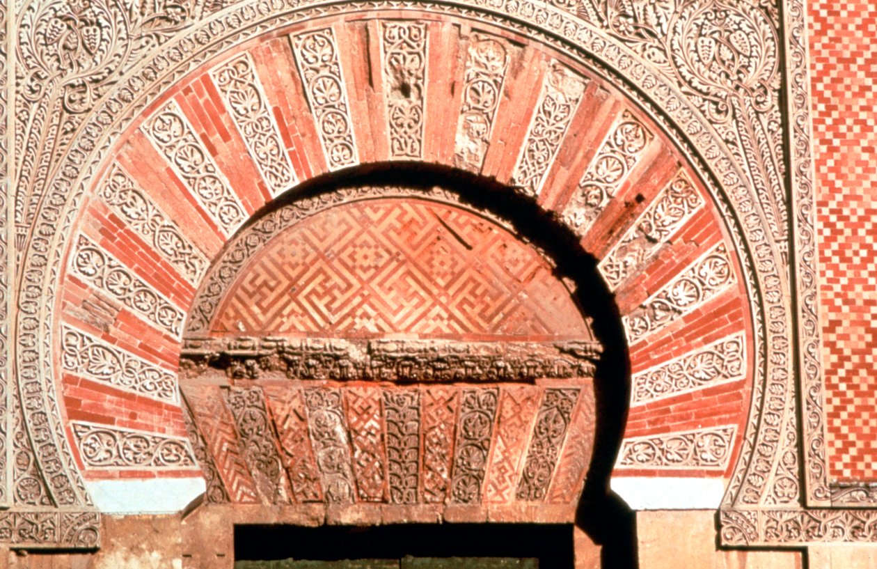 Bogen über dem Eingang, Westfassade, Große Moschee, Córdoba, Spanien von Unbekannt