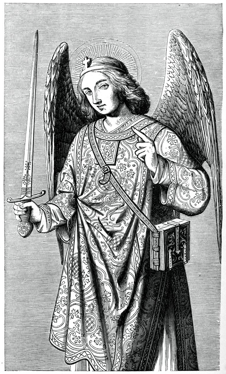 Erzengel St. Michael, 1870 von Unbekannt