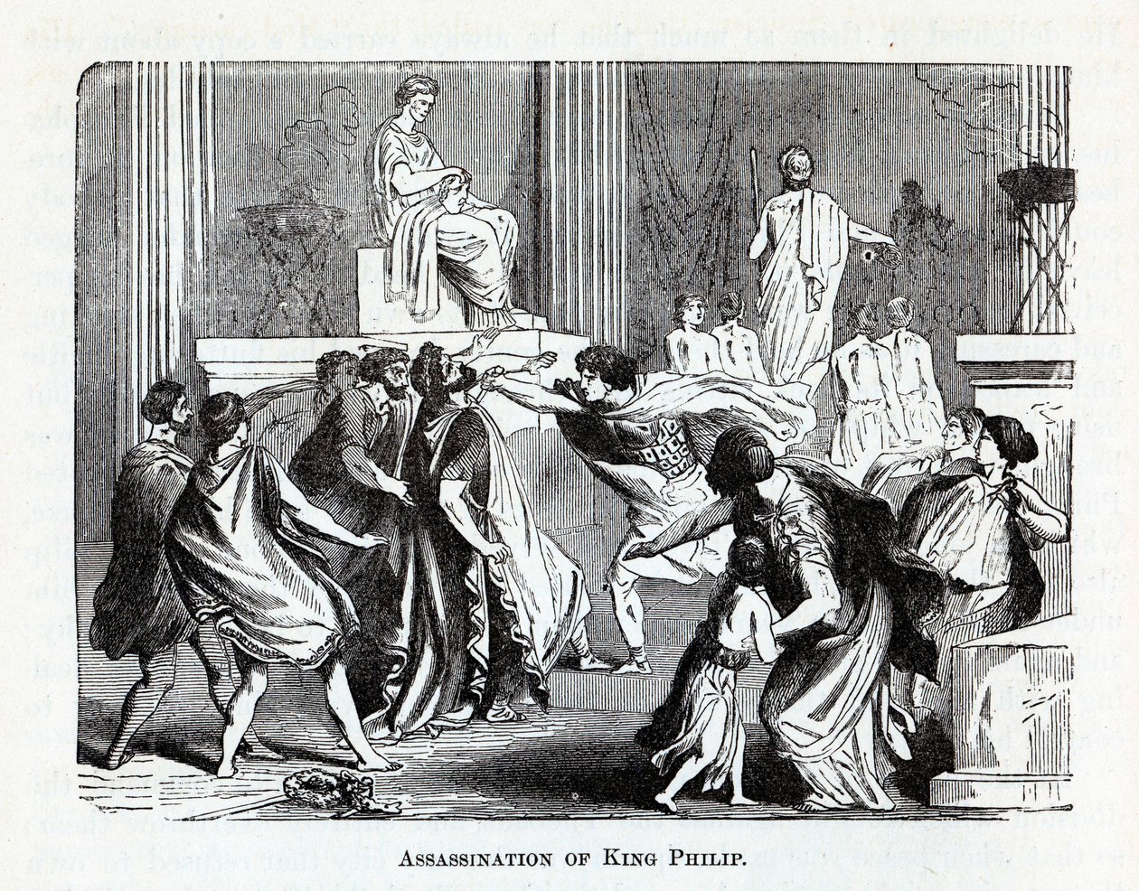 Ermordung von König Philipp, 1882 von Unbekannt