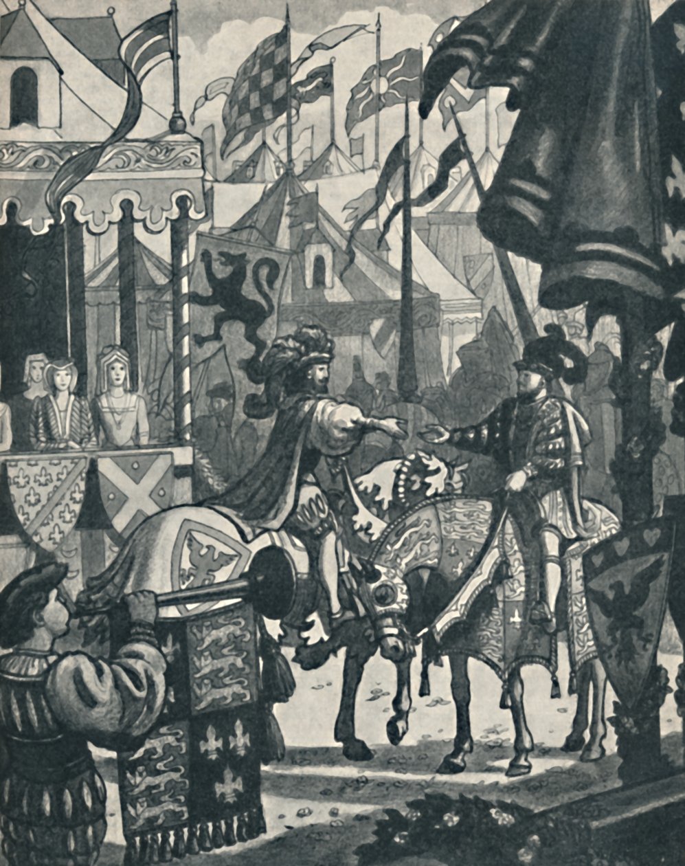 Auf dem Feld des Goldenen Tuchs, ca. 1934 von Unbekannt