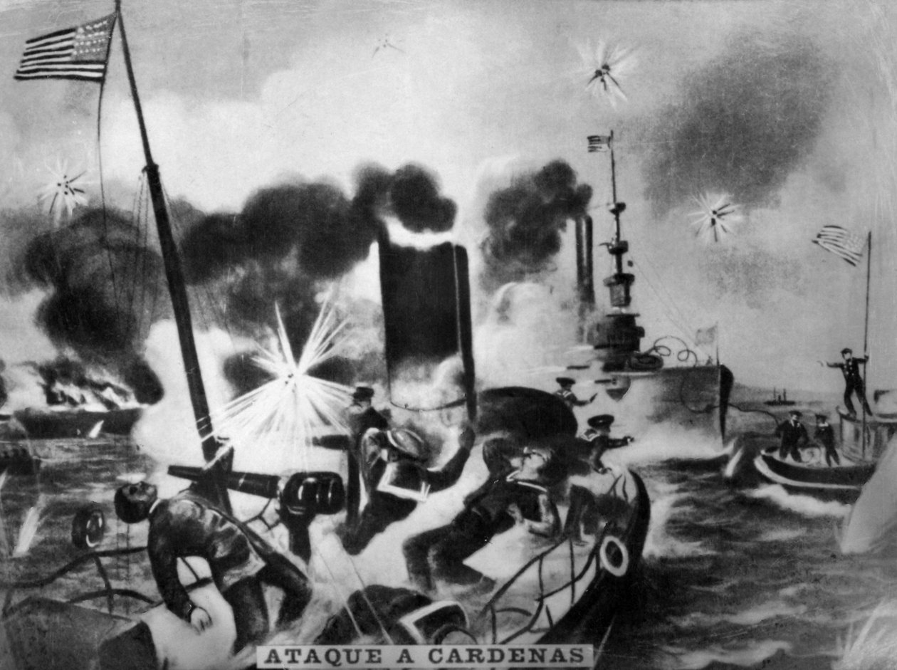 Angriff auf Cardenas, 1898, 1920er Jahre von Unbekannt