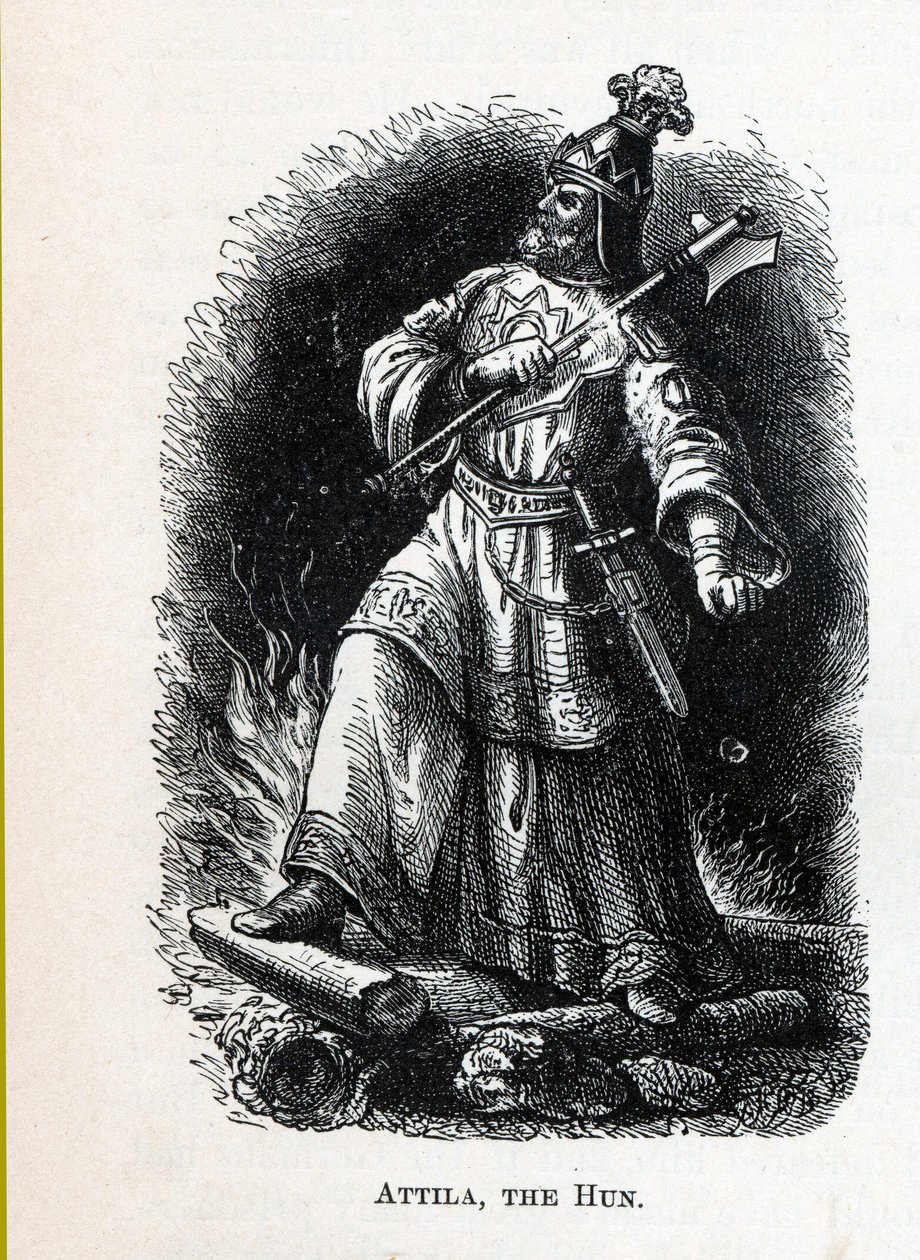 Attila der Hunne, 1882 von Unbekannt