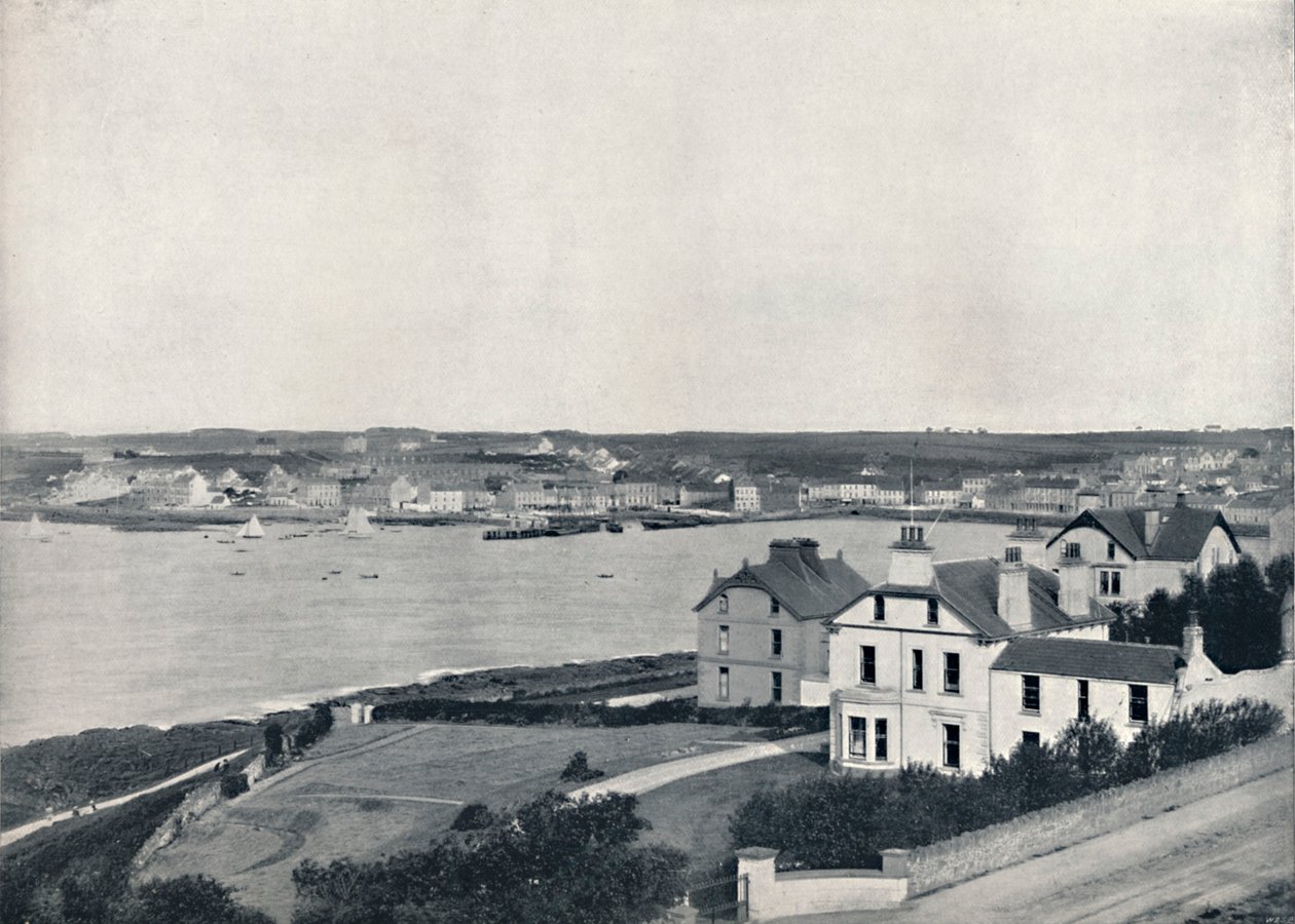 Bangor - Die Stadt und die Bucht, von Mornington Park, Princeton von Unbekannt