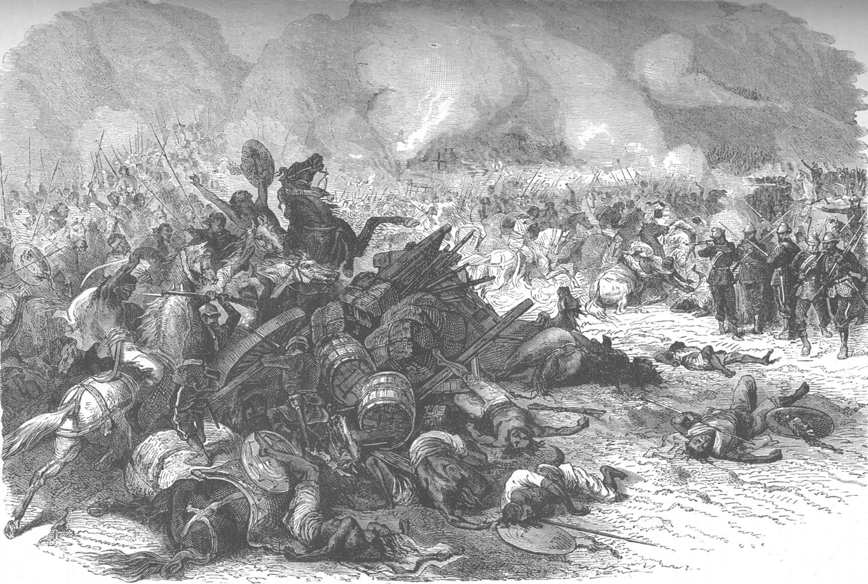 Schlacht vor Magdala, ca. 1880 von Unbekannt