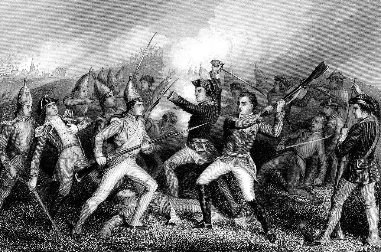 Schlacht von Bennington, Vermont, Amerikanischer Unabhängigkeitskrieg, 16. August 1777 von Unbekannt
