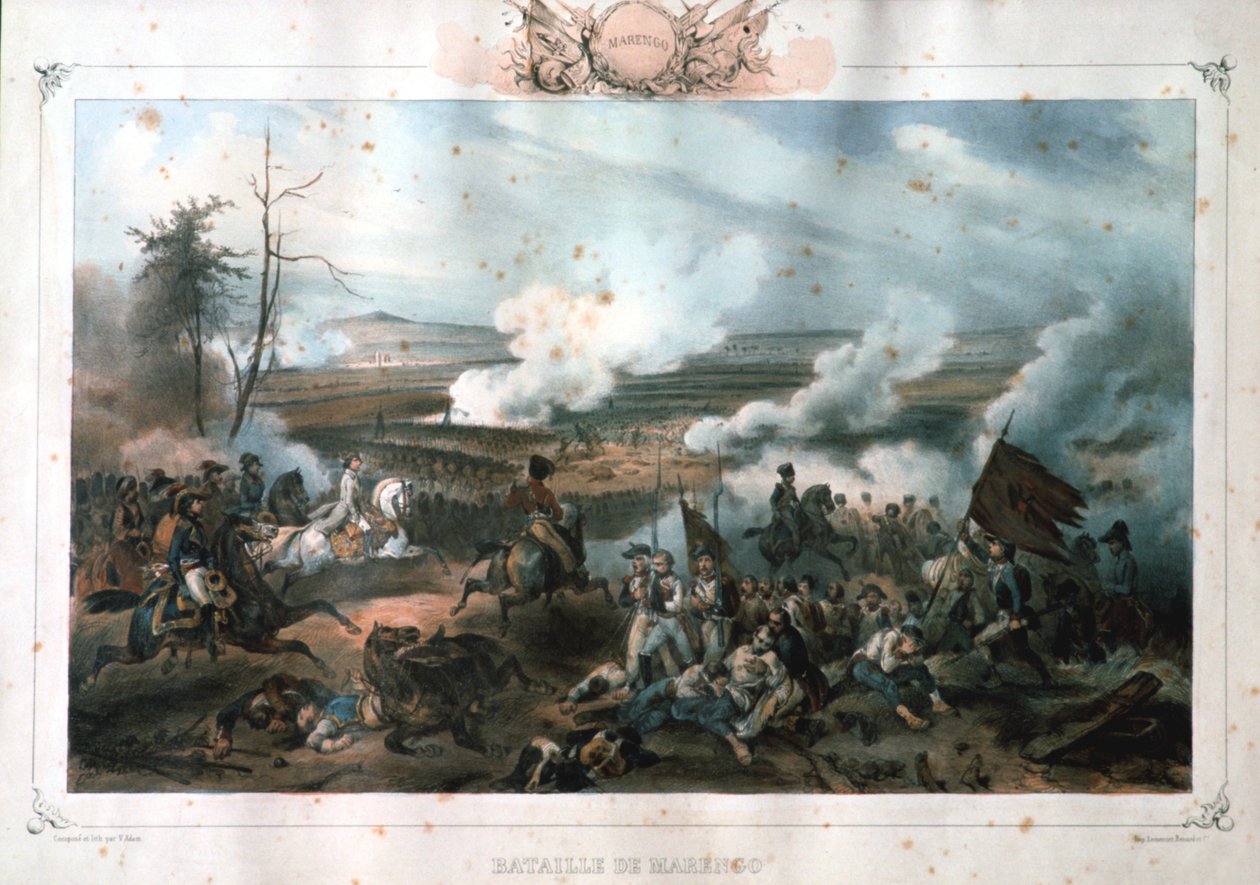 Schlacht von Marengo, 14. Juni 1800 von Unbekannt