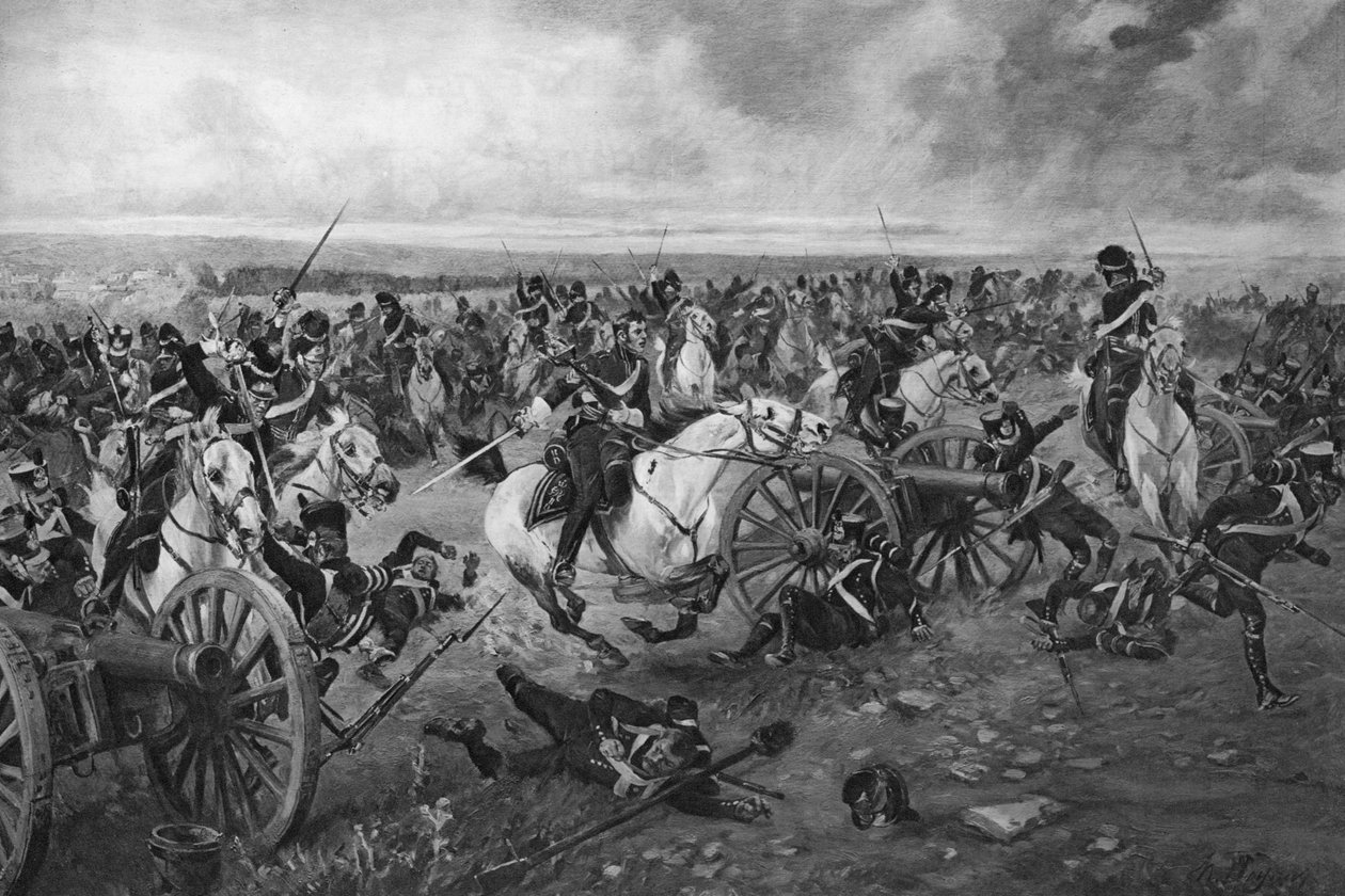 Schlacht von Waterloo von Unbekannt