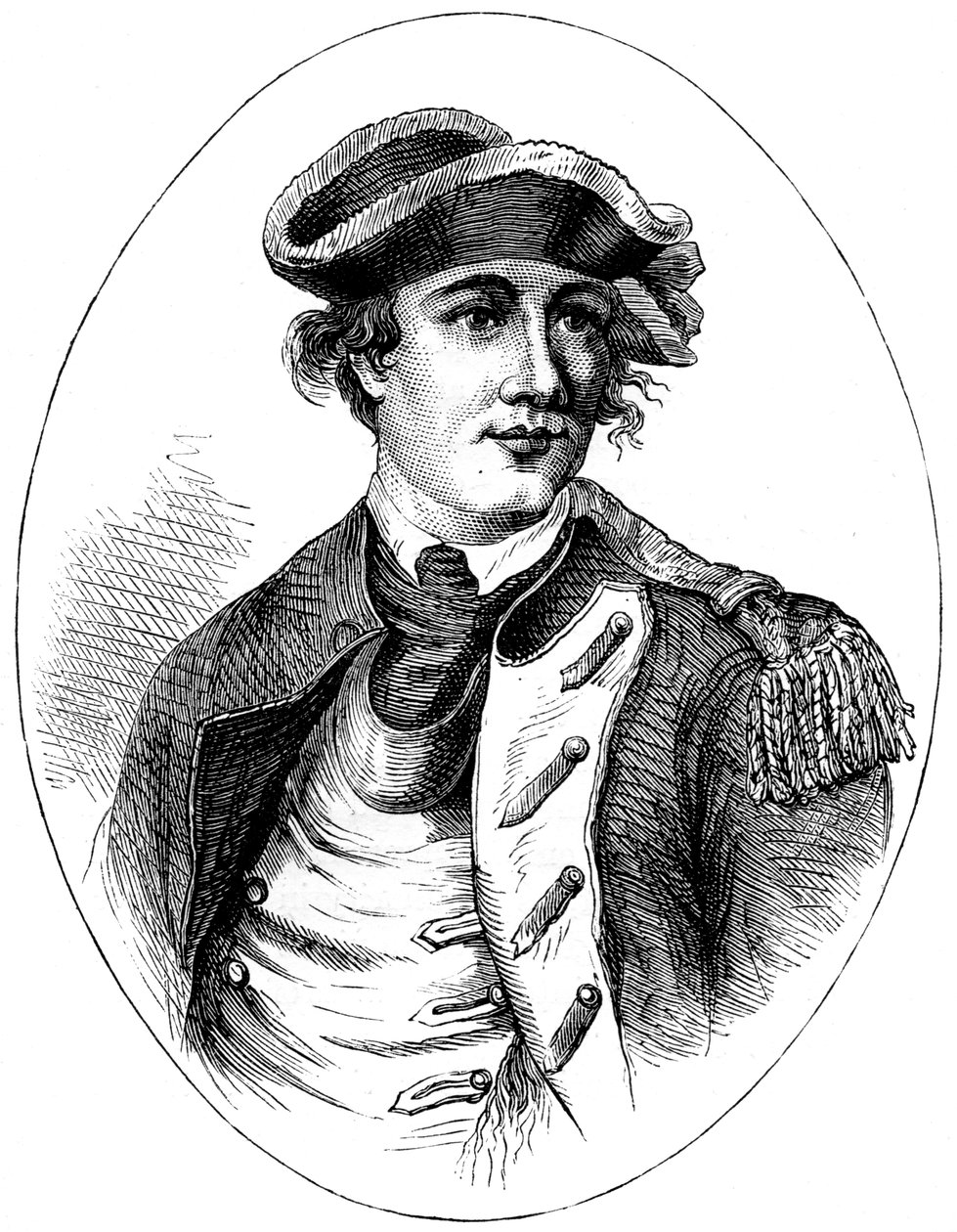 Benedict Arnold, General des Amerikanischen Unabhängigkeitskrieges, ca. 1880 von Unbekannt