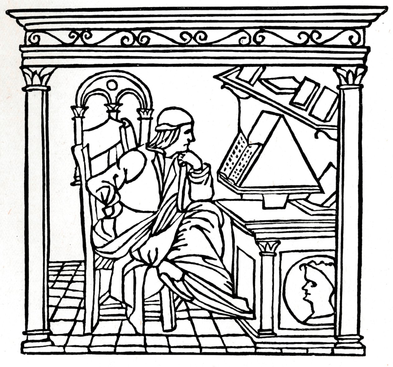 Bernardo Bellincioni 1452-1492, italienischer Dichter, 1493, 1917 von Unbekannt