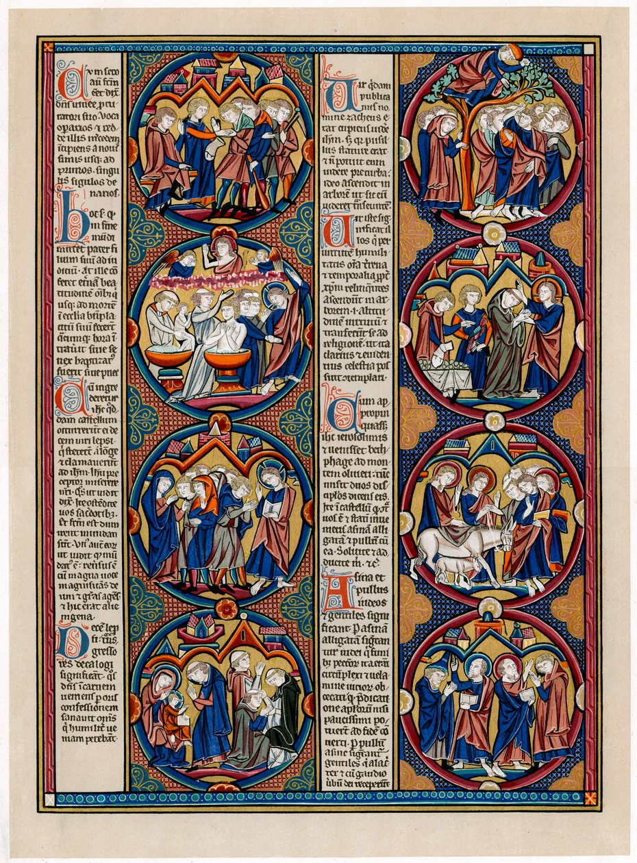 Biblische Szenen, spätes 13. Jahrhundert von Unbekannt