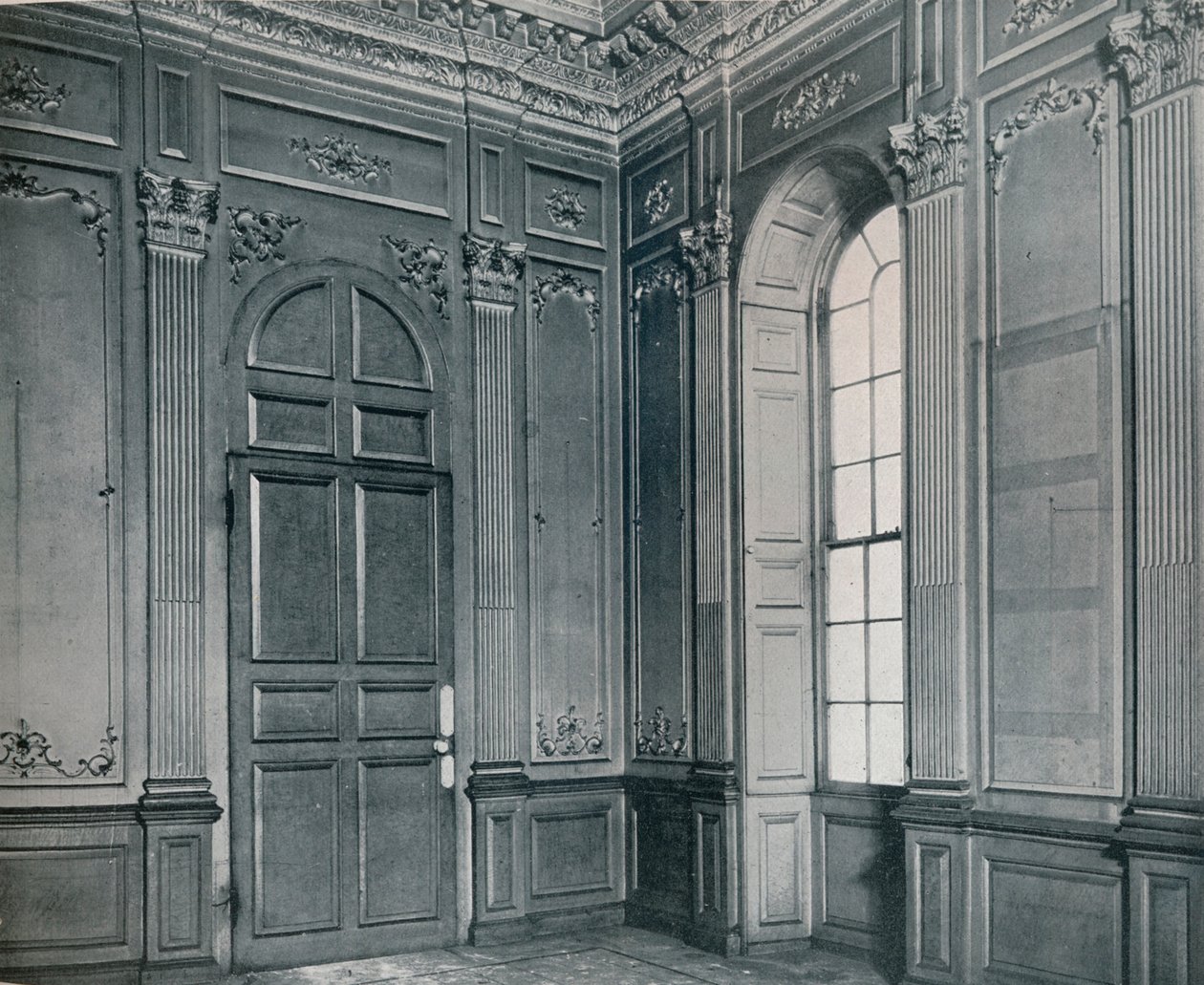 Bradmore House: Hauptzimmer im ersten Stock, 1916 von Unbekannt