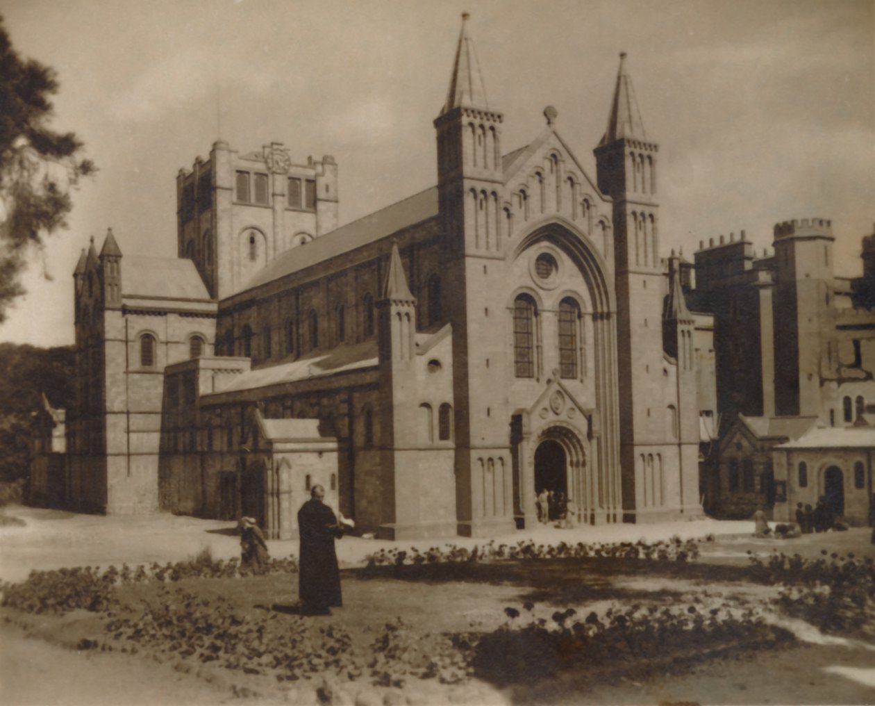 Buckfast Abbey Church, N.W., spätes 19. - frühes 20. Jahrhundert von Unbekannt