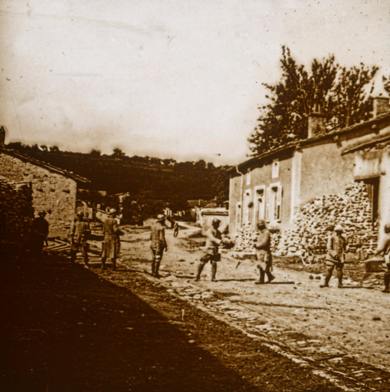 Bau von Verteidigungen, 1914-1918 von Unbekannt