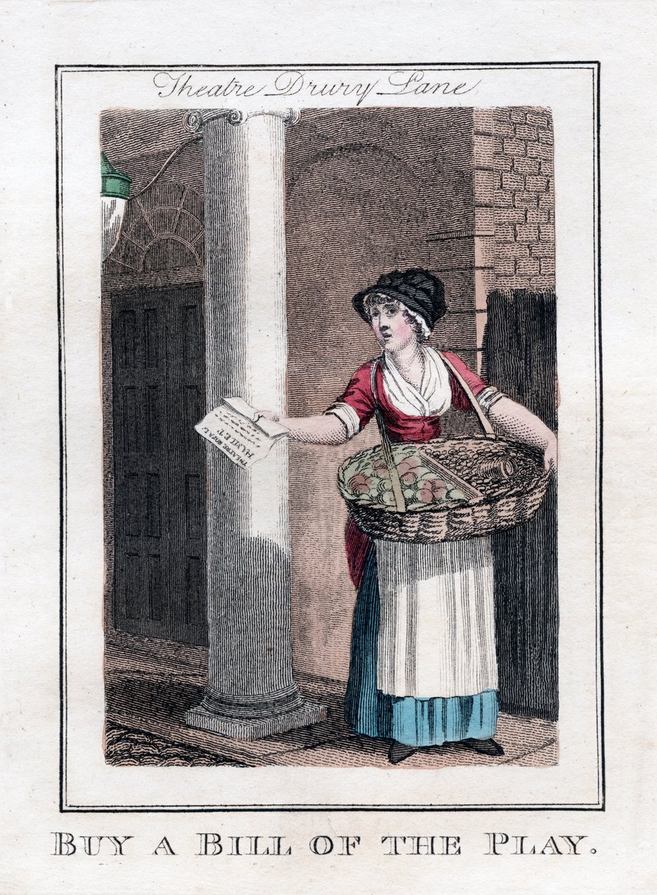 Kaufen Sie ein Programm des Stücks, Drury Lane Theatre, London, 1805 von Unbekannt