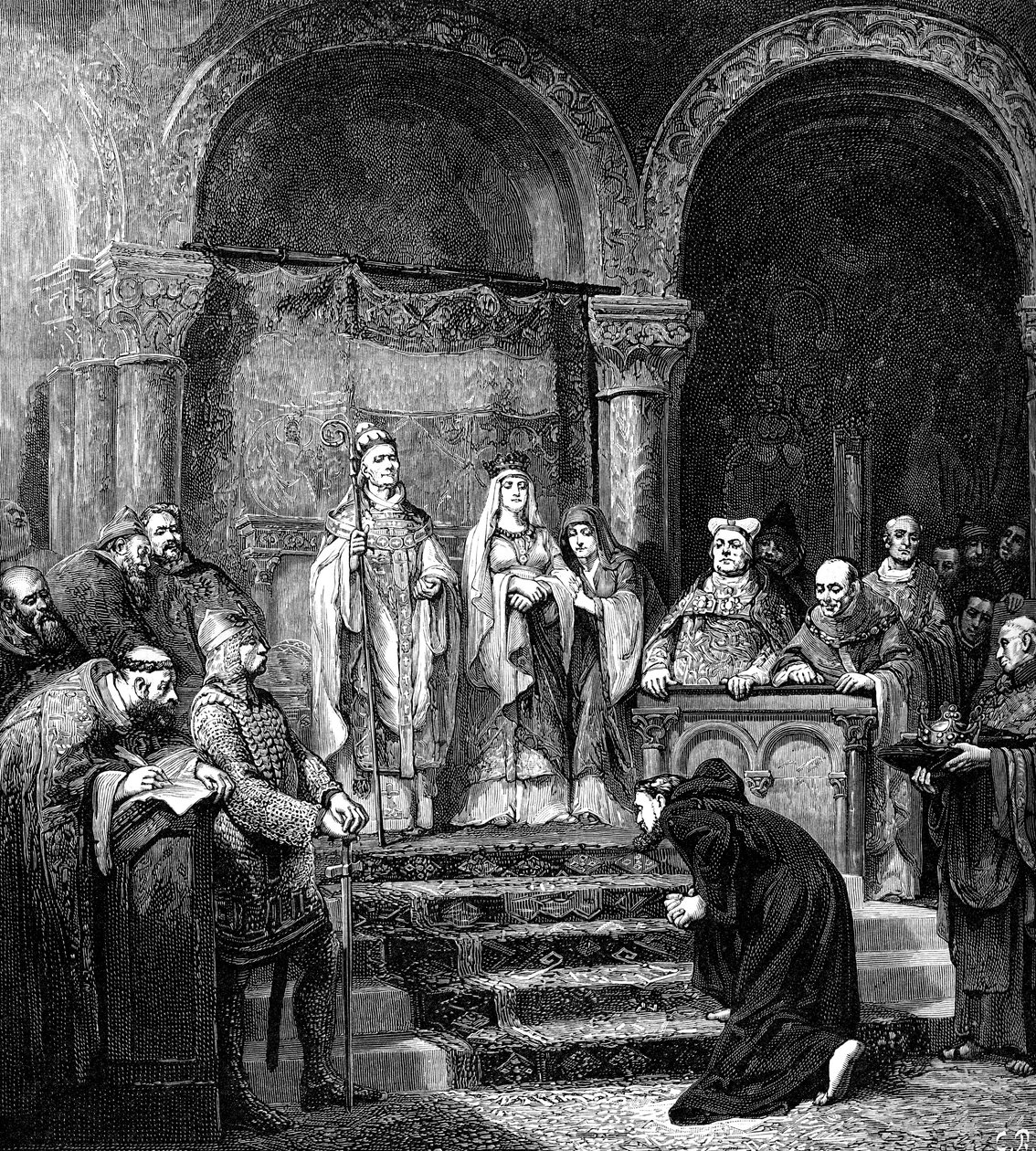 Canossa von Unbekannt: Hochwertigste Kunstreproduktion