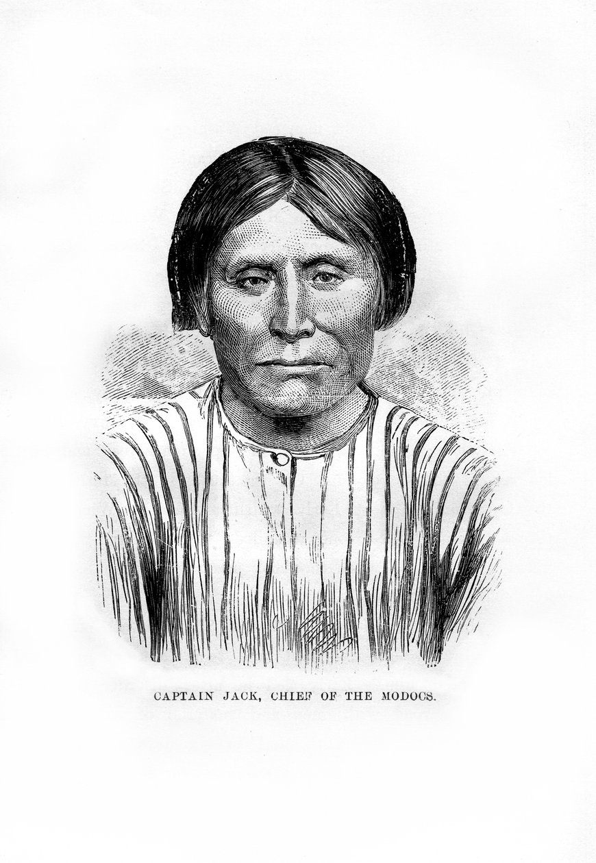 Captain Jack, Häuptling des Modoc-Stammes der amerikanischen Ureinwohner, 1872 von Unbekannt
