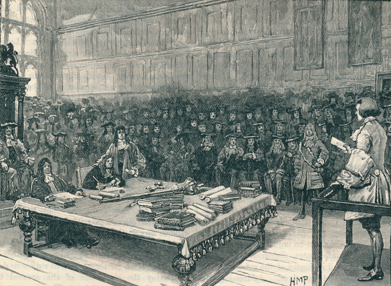 Captain Kidd vor dem Bar des House of Commons, 1700, 1905 von Unbekannt