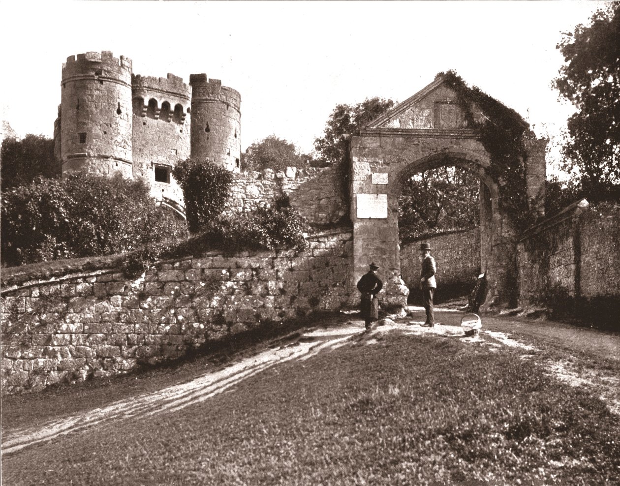 Carisbrooke Castle, Isle of Wight, 1894 von Unbekannt