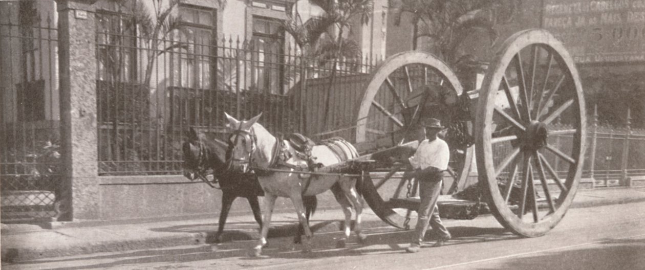 Schwere Güter unter statt über der Achse tragen, 1914 von Unbekannt