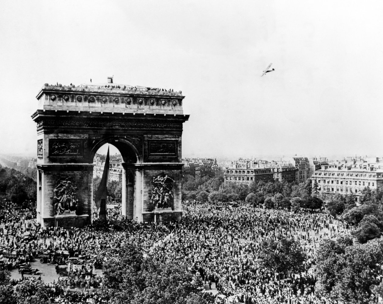 Feier der Befreiung von Paris, 26. August 1944 von Unbekannt