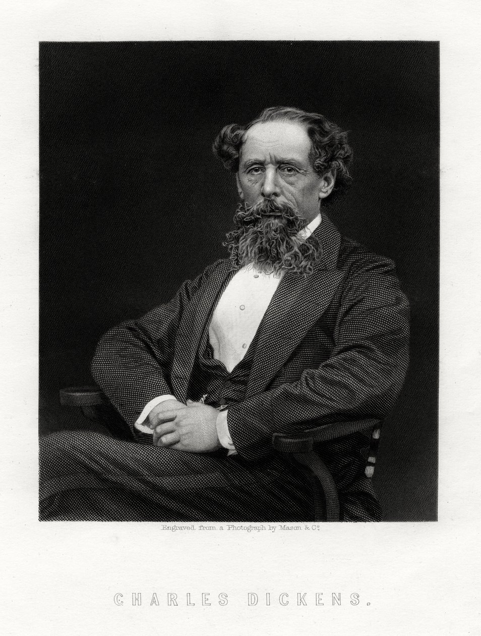Charles Dickens, englischer Schriftsteller und Journalist von Unbekannt