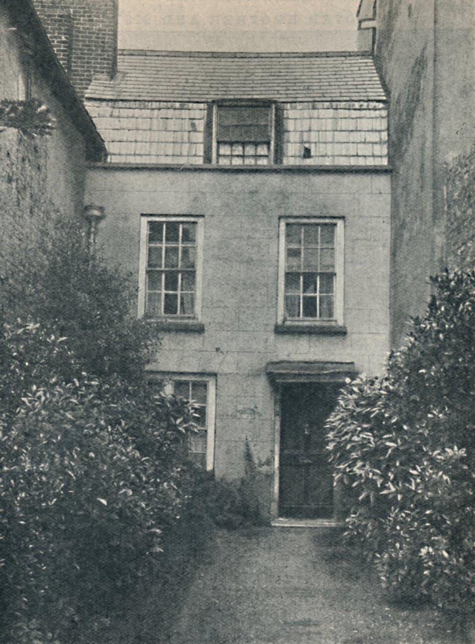 Charles Lamb - Das Edmonton-Heim von Charles und Mary Lamb, ca. 1925 von Unbekannt