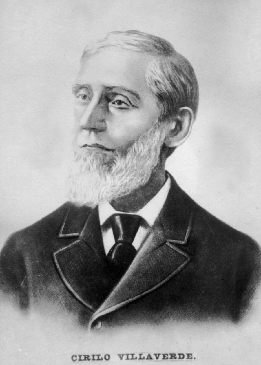 Cirilo Villaverde, kubanischer Dichter, Romanautor, Journalist und Freiheitskämpfer, ca. 1910 von Unbekannt