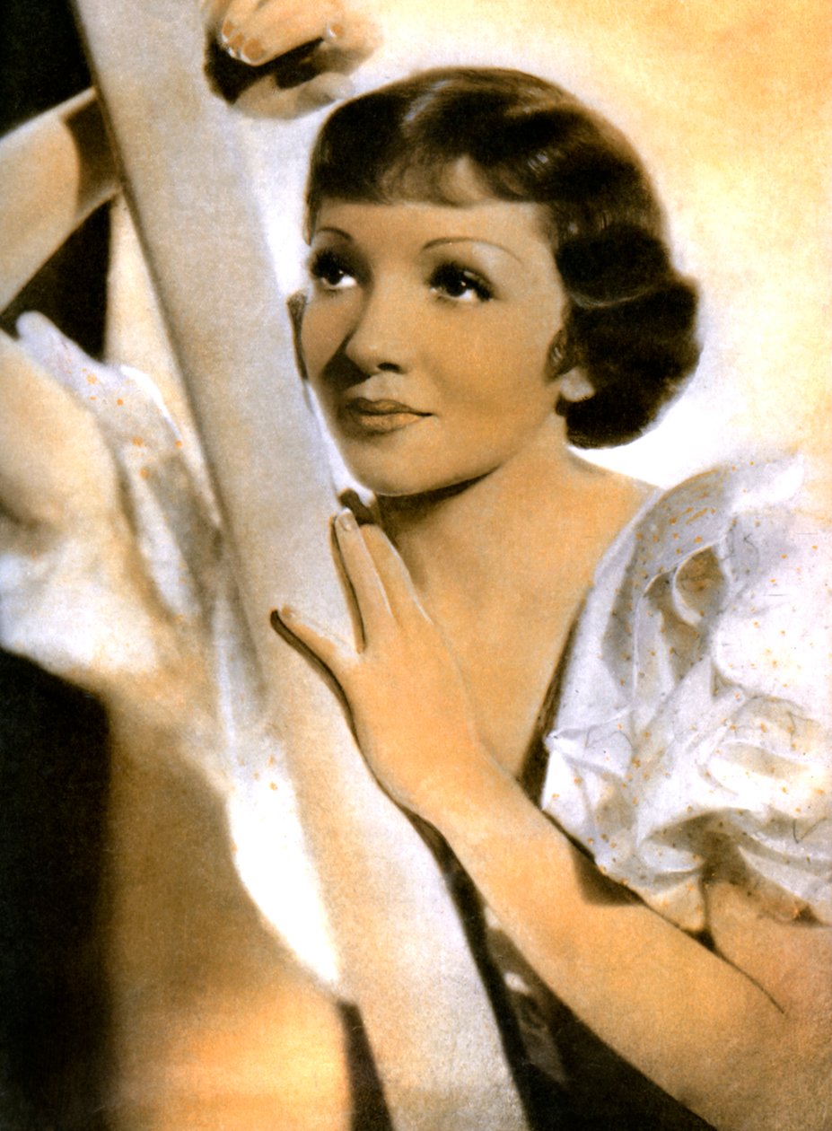 Claudette Colbert, französisch-amerikanische Schauspielerin, 1934-1935 von Unbekannt