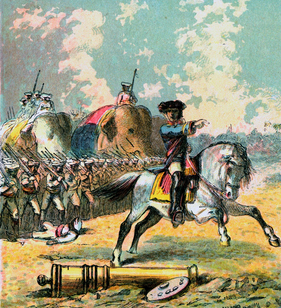 Clives Siege in Indien, um 1850er Jahre von Unbekannt