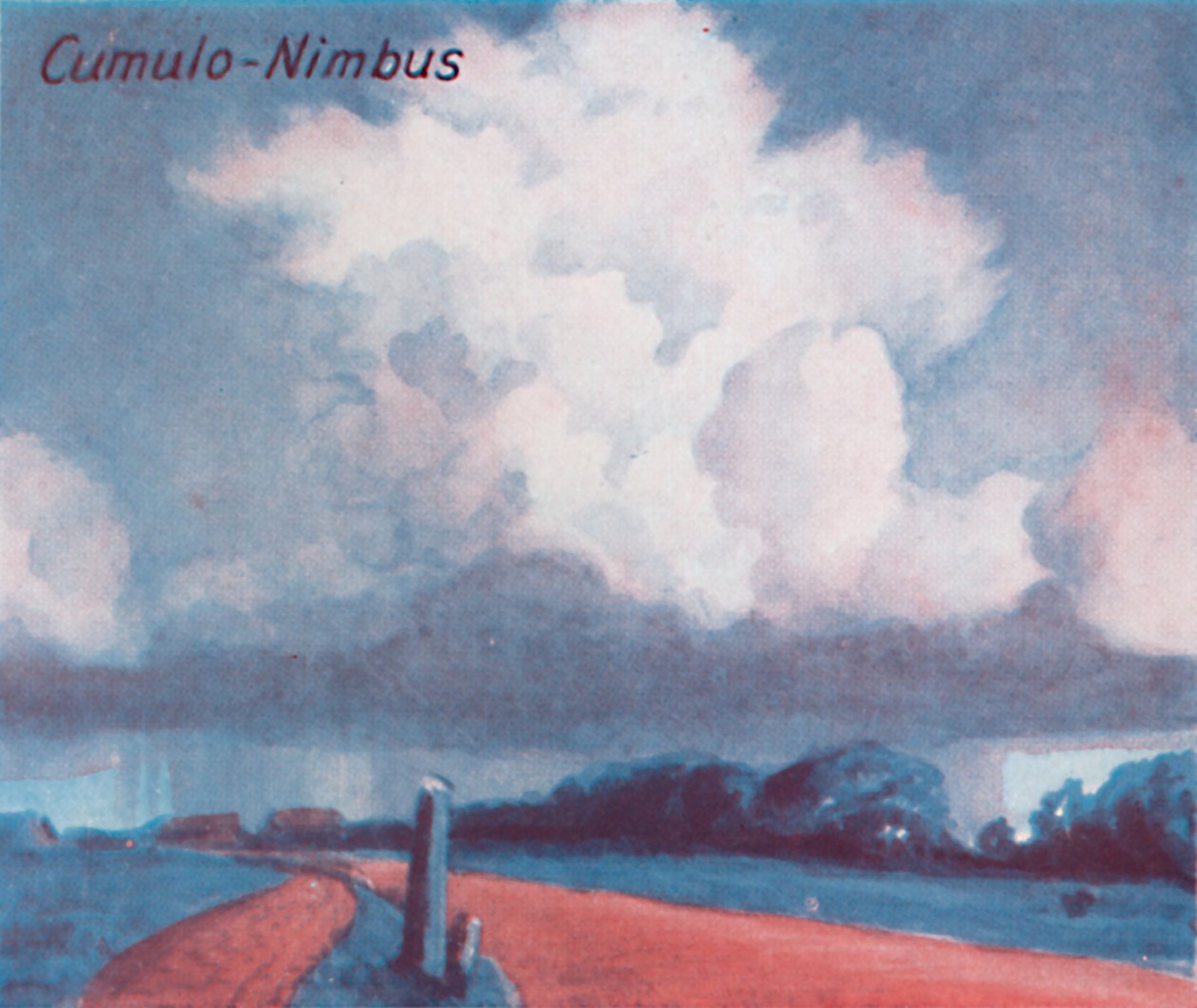 Cumulo-Nimbus - Ein Dutzend der wichtigsten Wolkenformen am Himmel, 1935 von Unbekannt