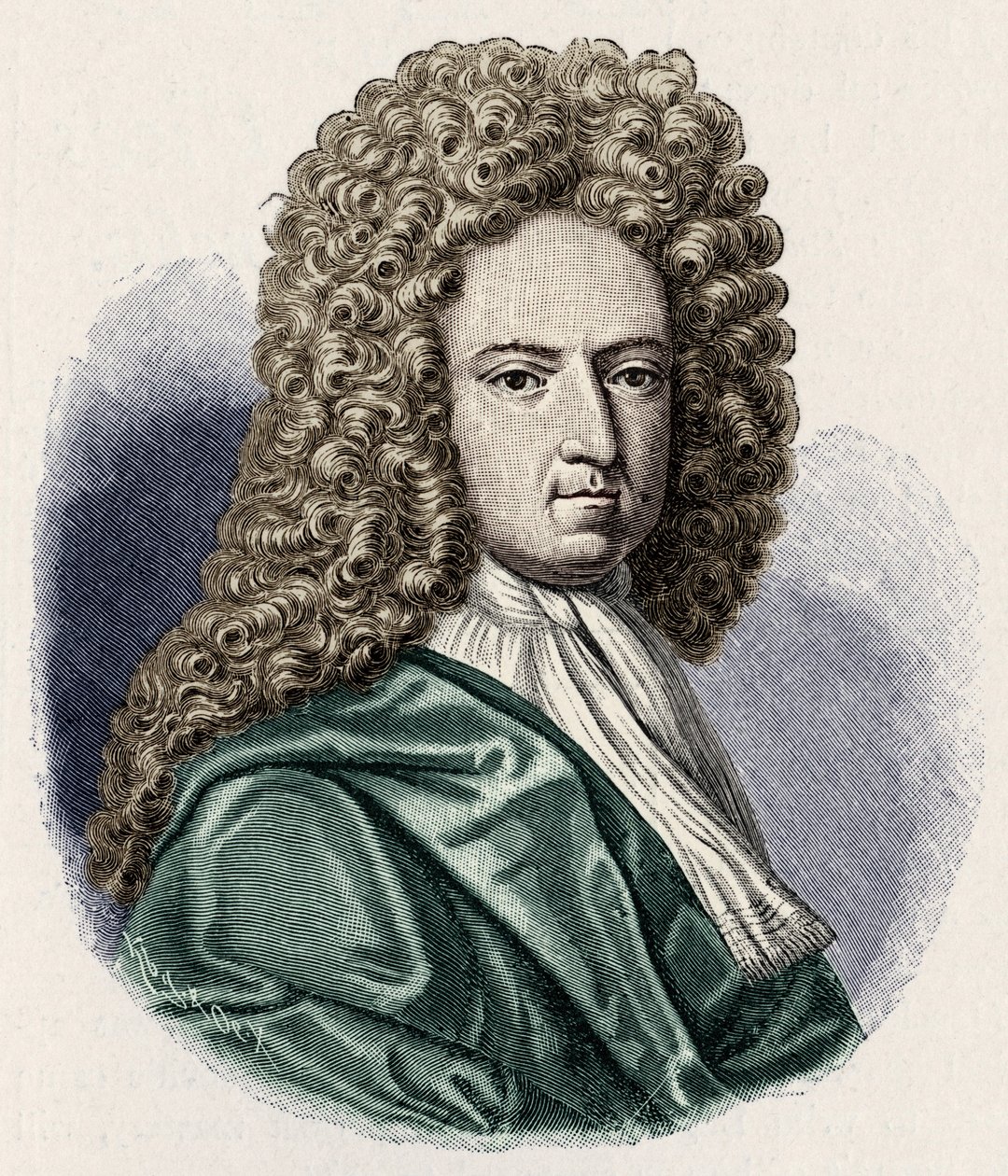 Daniel Defoe - Porträt. Englischer Autor und Journalist 1660-1731 von Unbekannt