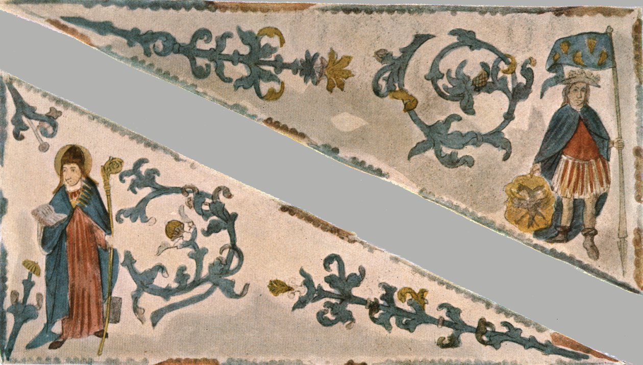 Dekoration in der Notre Dame Stiftskirche, Huy, Belgien, 1928 von Unbekannt