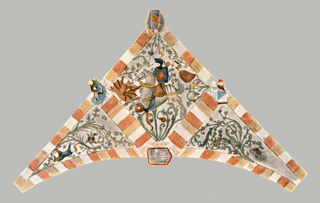 Dekoration in der St. Peters Kirche, Bastogne, Belgien von Unbekannt