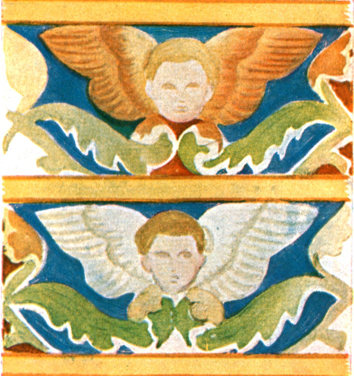 Dekoration in der Basilika des Heiligen Franziskus, Assisi, Italien, 1928 von Unbekannt
