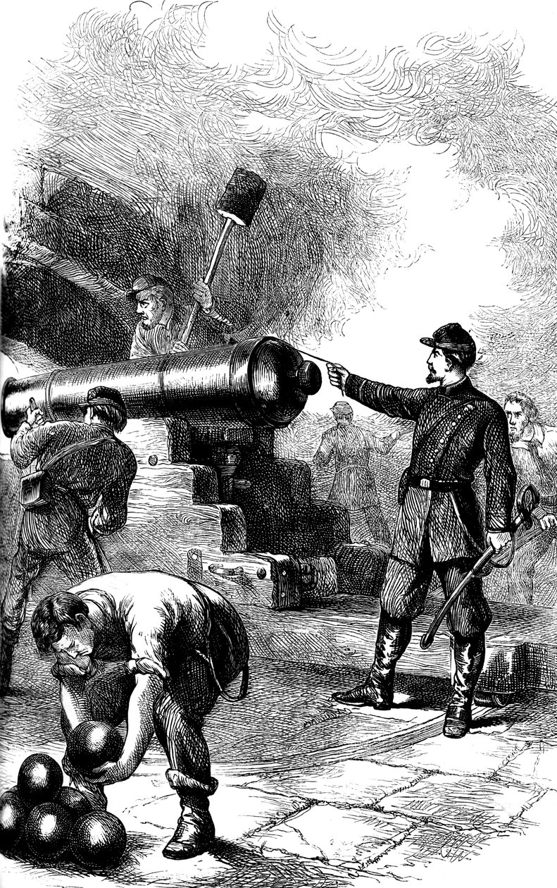 Verteidigung von Fort Sumter, South Carolina von Unbekannt
