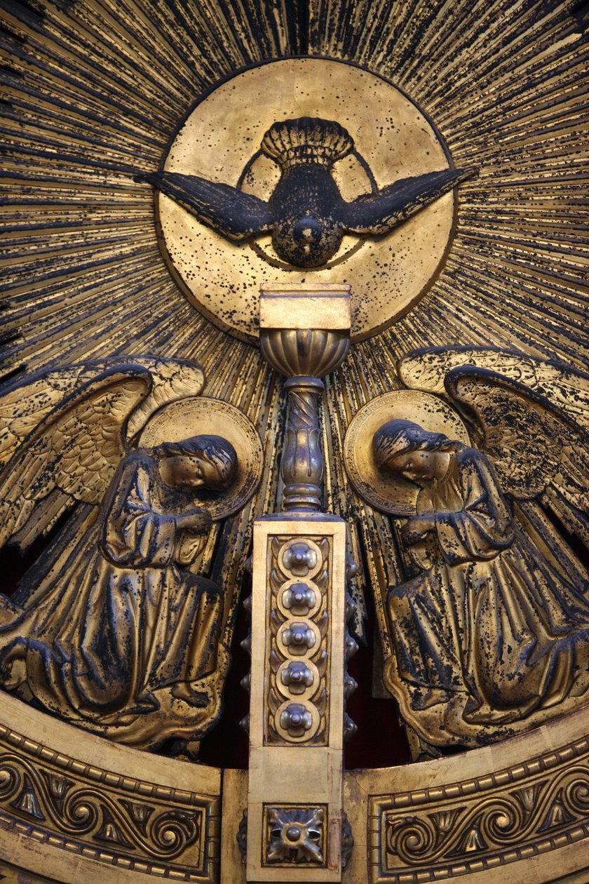 Detail der Ikonostase der St.-Stephan-Bulgarischen Kirche, Istanbul, Türkei von Unbekannt