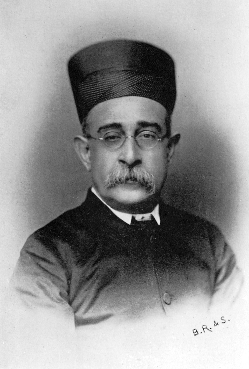 Dinshaw Edulji Wacha, Parsi indischer Politiker, 1902-1903 von Unbekannt