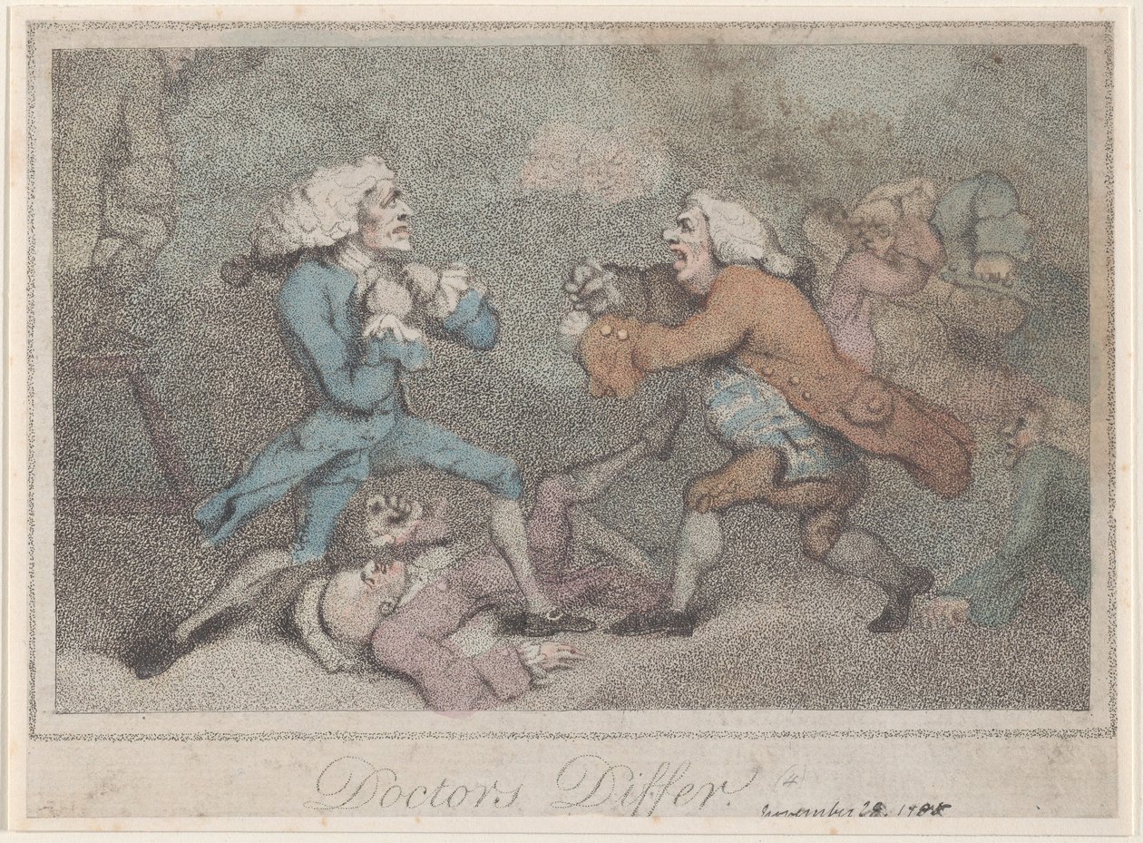 Ärzte sind uneinig, 28. November 1785 von Unbekannt