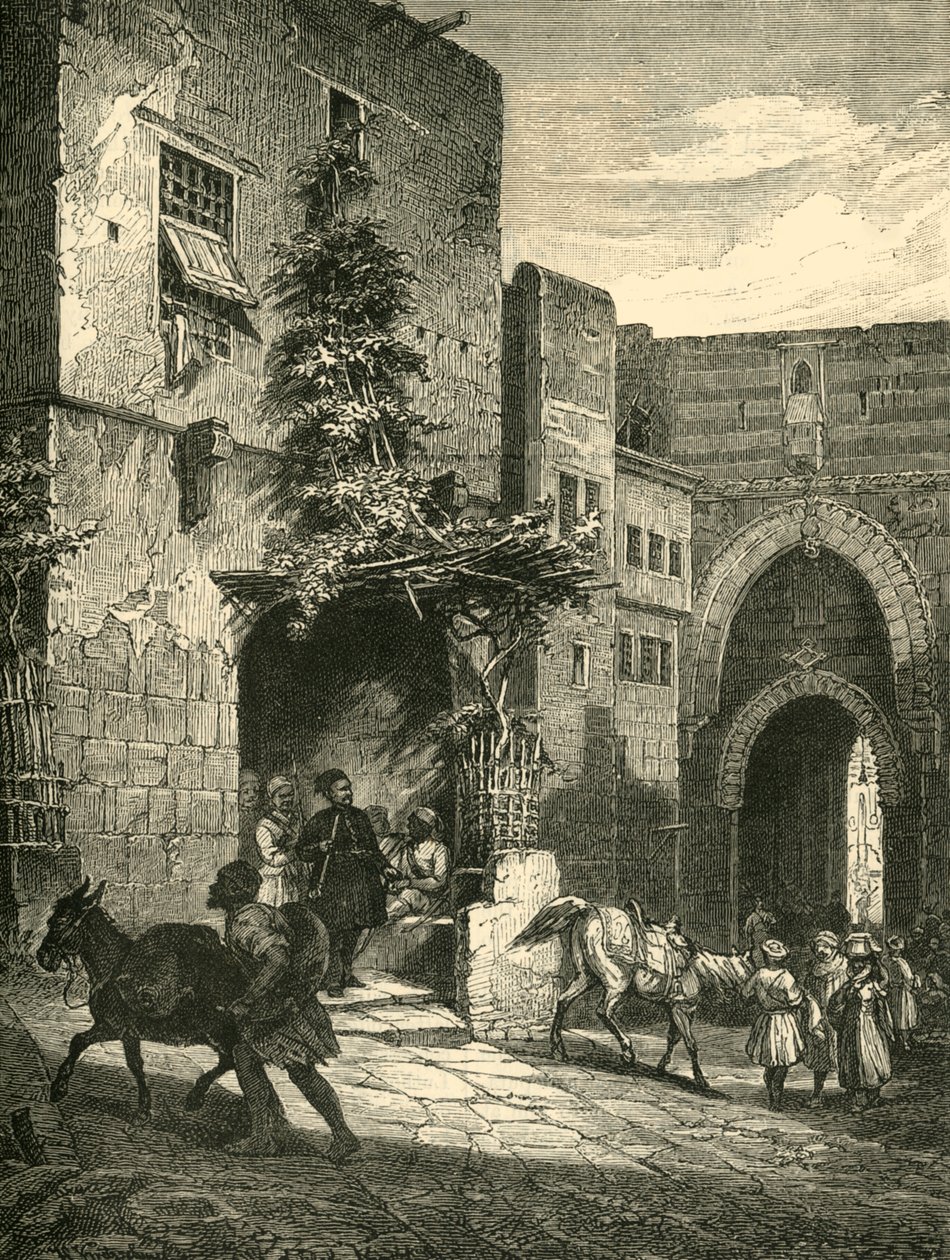 Tür der Mameluken, Die Zitadelle, Kairo, 1890 von Unbekannt