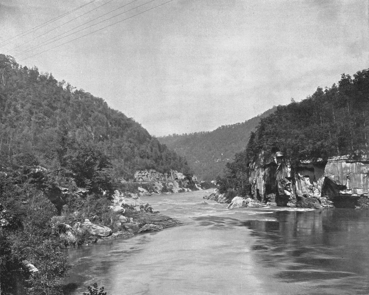 Drachenschlucht, New River, West Virginia, USA von Unbekannt