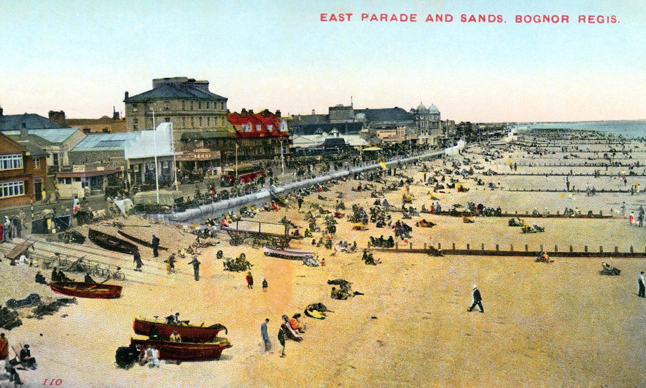 East Parade und Sands, Bognor Regis, West Sussex, 1950 von Unbekannt