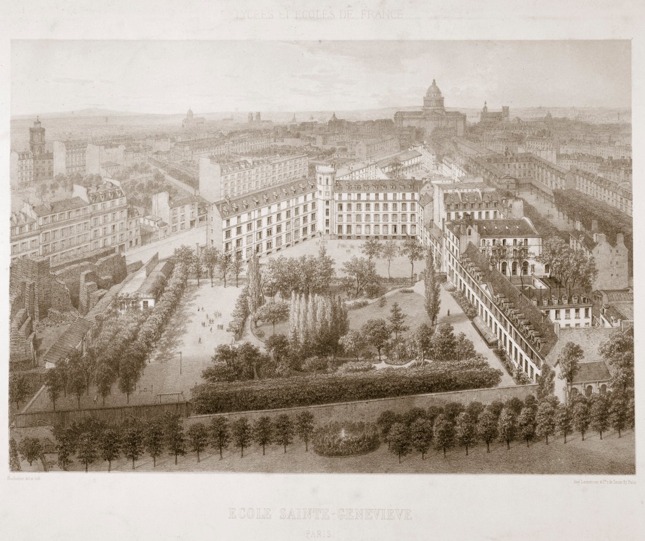 Ecole Sainte Genevieve, Paris, 1867 von Unbekannt