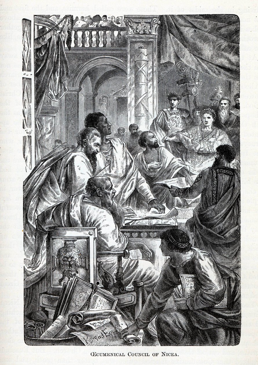 Ökumenisches Konzil von Nicäa, 1882 von Unbekannt